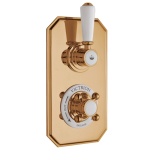 BC Designs Victrion 1 Outlet 2 Handle Copper Concealed Thermostatic Shower Valve